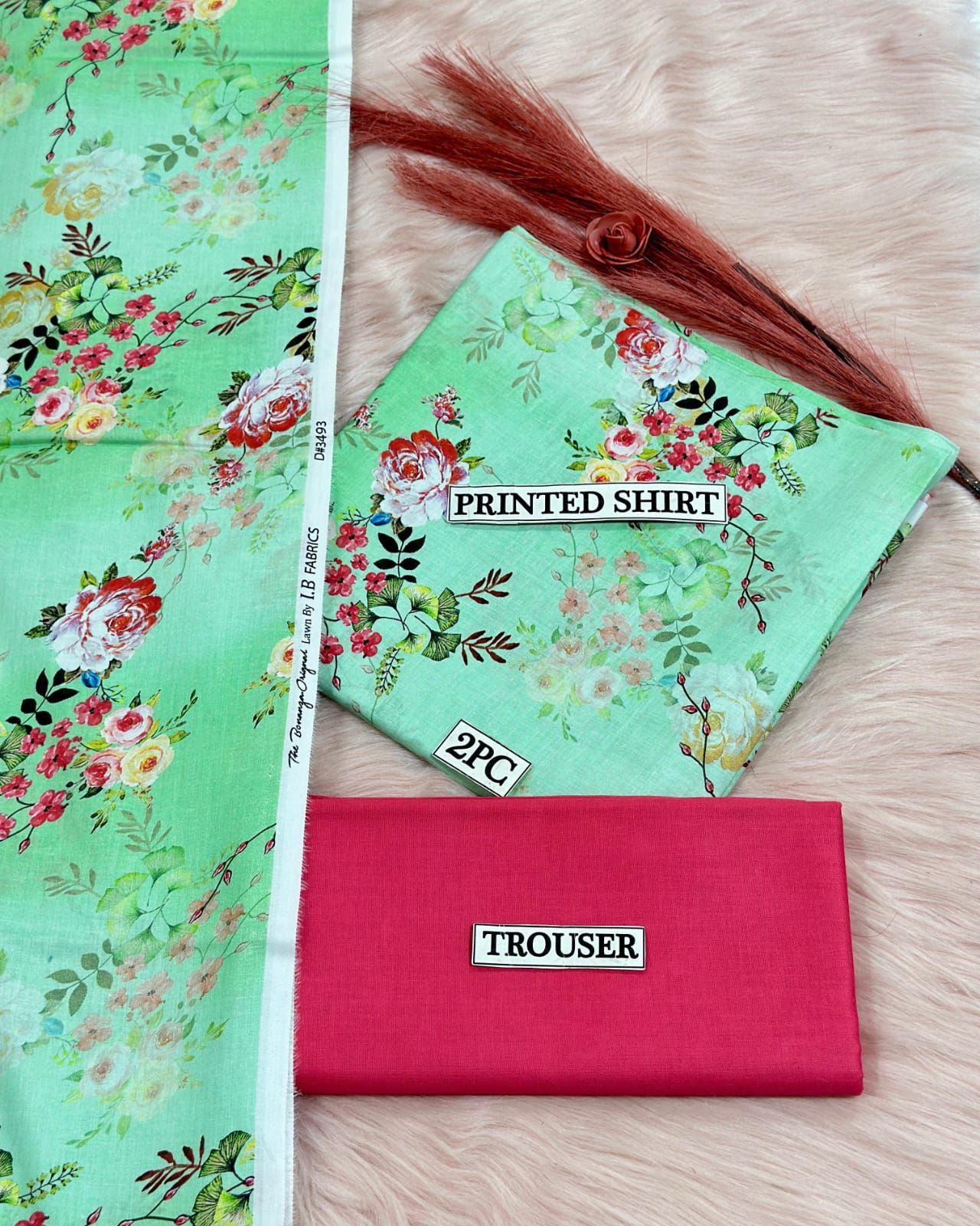 Digital Print Lawn 2pc D-104