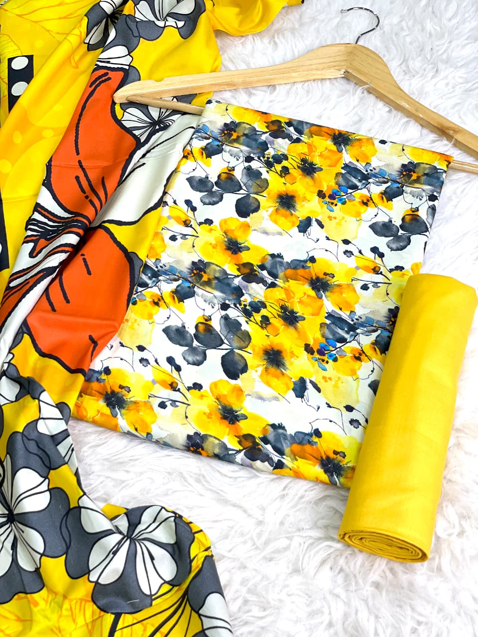 Linen Printed 3pc D-12