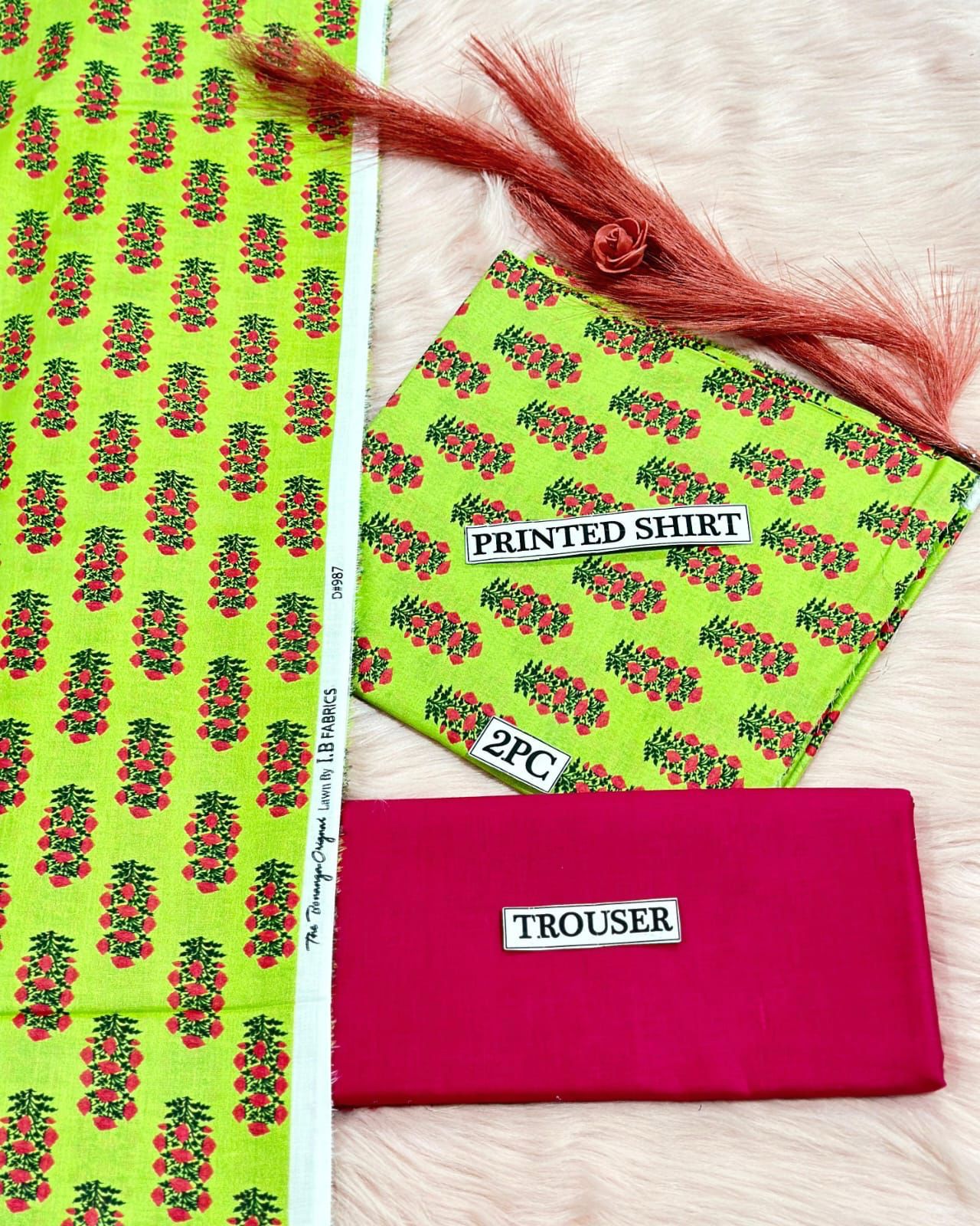 Digital Print Lawn 2pc D-107