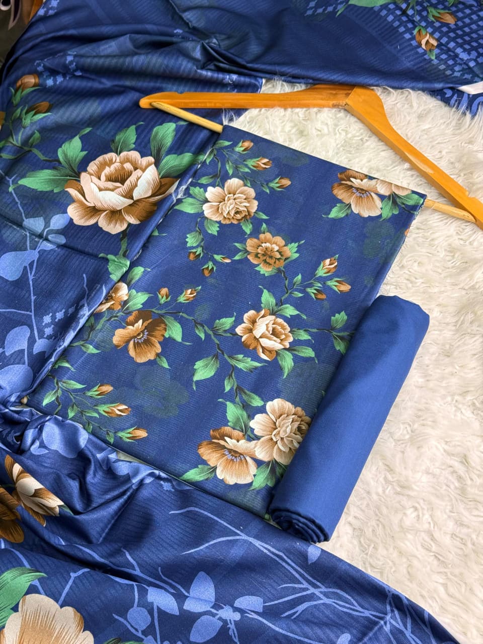 Linen Printed 3pc D-16