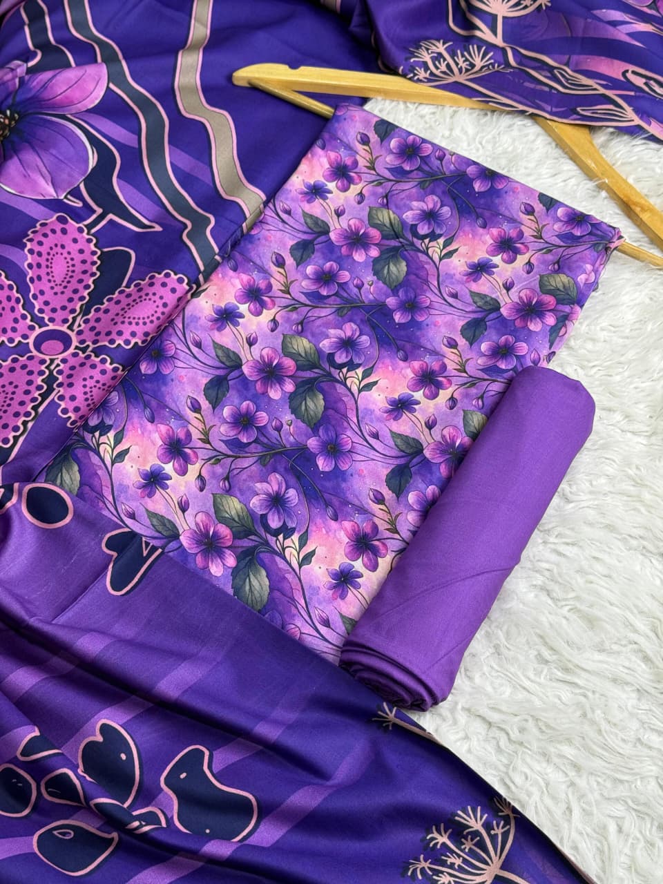 Linen Printed 3pc D-24