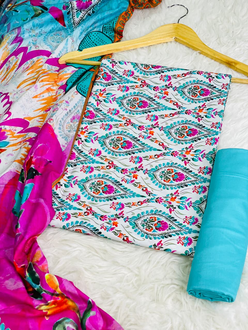 Linen Printed 3pc D-02